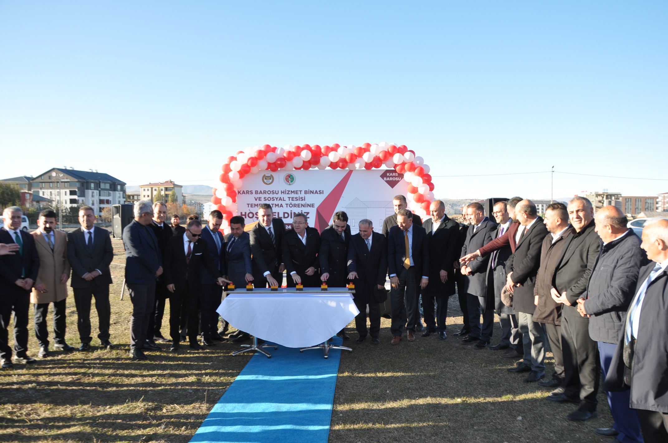 Kars Barosu Sosyal Tesis ve Hizmet Binasının temeli atıldı