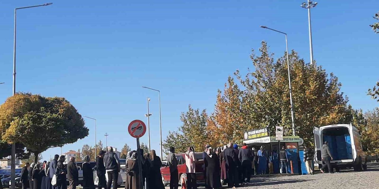 Elazığ’da halk ekmeğe yoğun ilgi