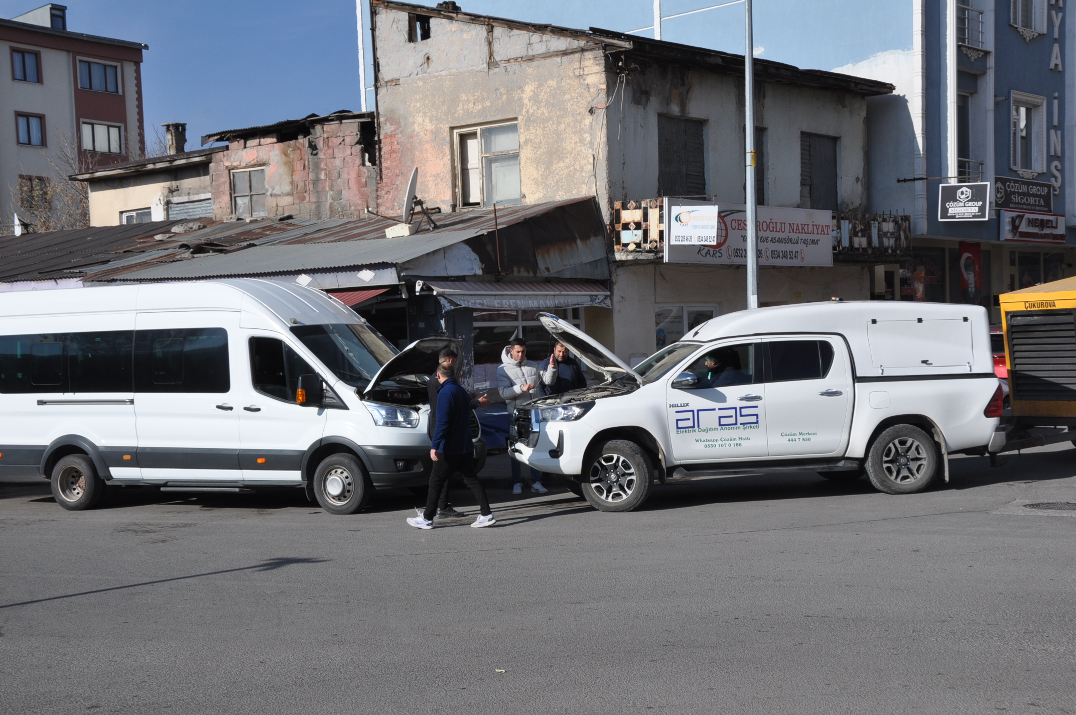 (ÖZEL HABER) Kars'ta soğuk hava aküleri boşalttı