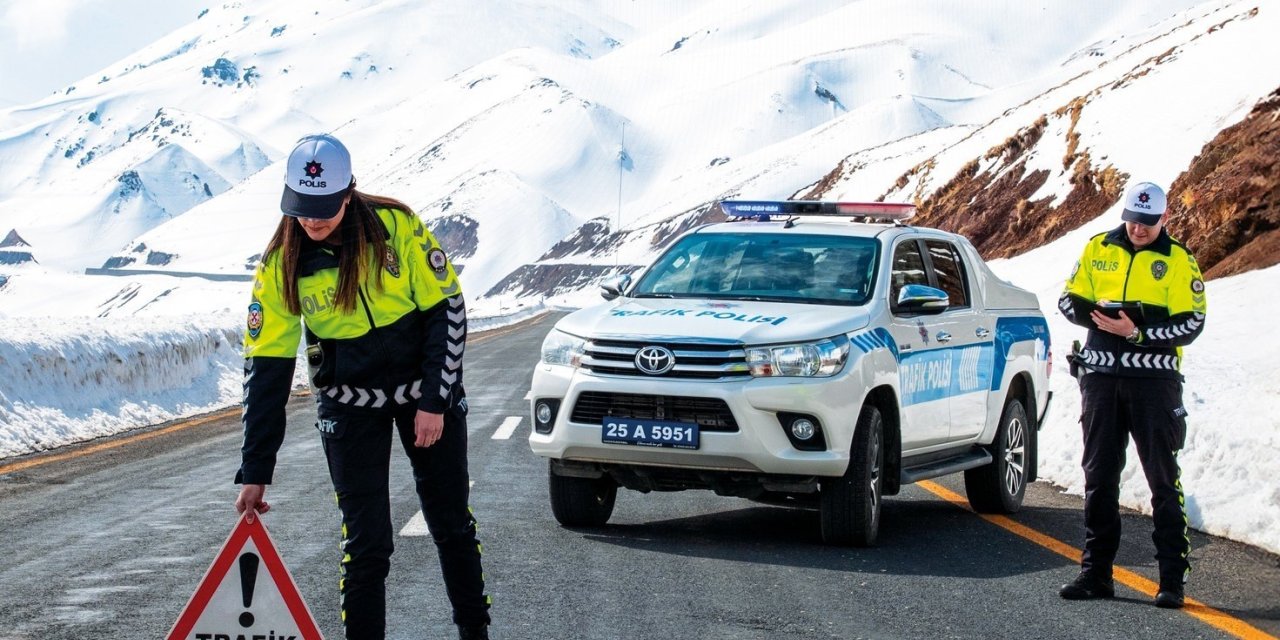 Erzurum’da kent merkezinde bir ayda 146 trafik kazası