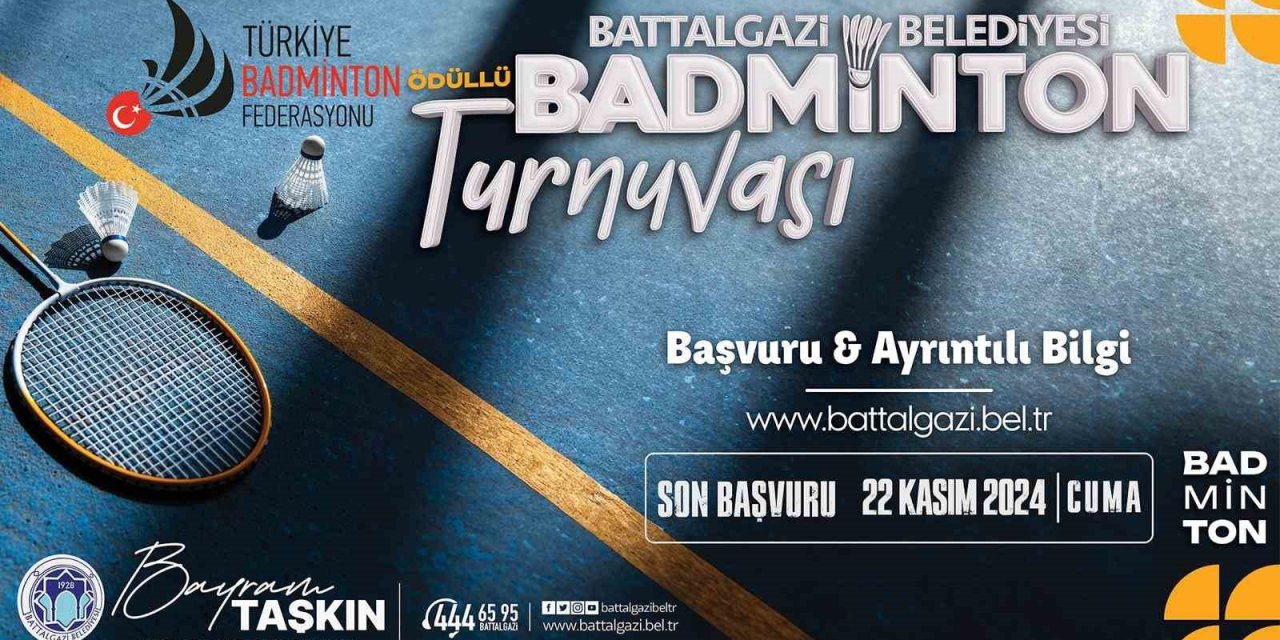 Battalgazi’de Badminton heyecanı