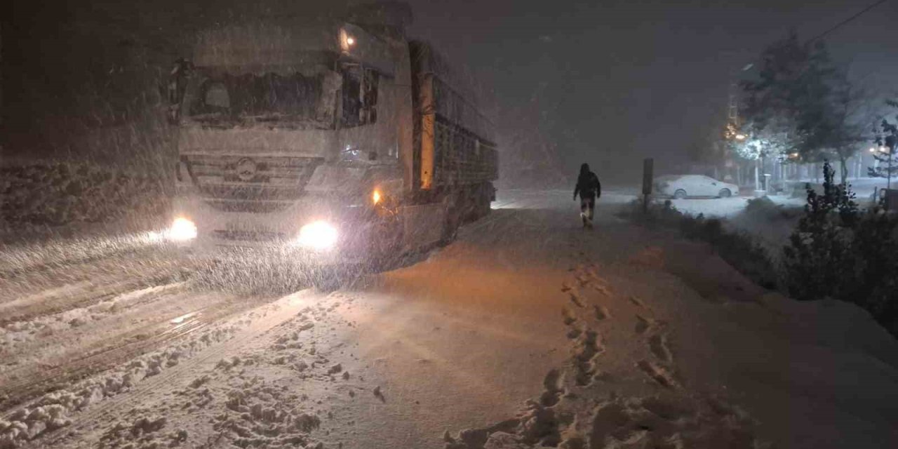 Tunceli’de kar yağışı