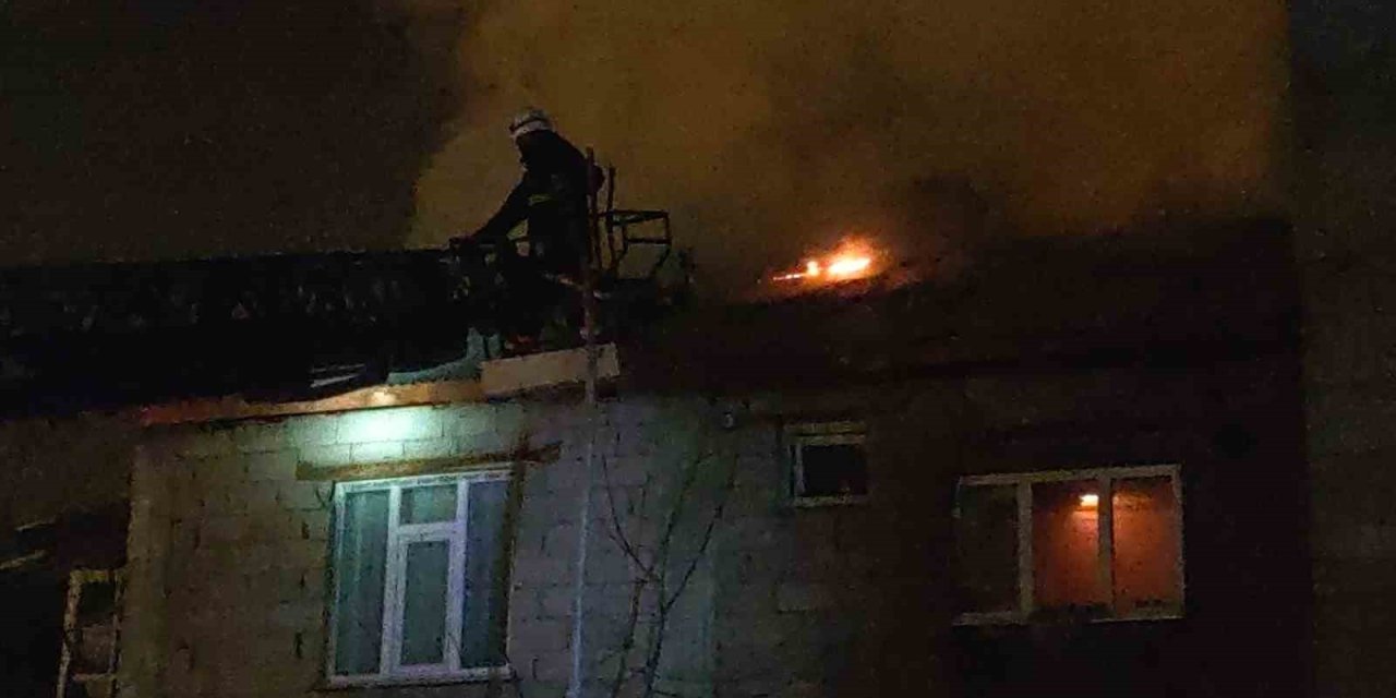Van’da ev yangını korkuttu