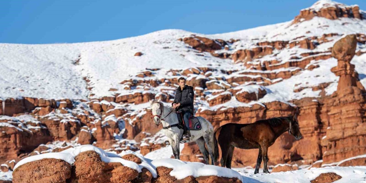 Burası Colorado değil Erzurum: İşte kırmızının beyaz ile buluştuğu yer