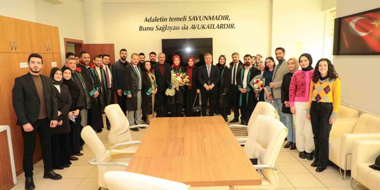 Vali Aydoğdu’dan Erzincan Barosunun yeni başkanına ziyaret