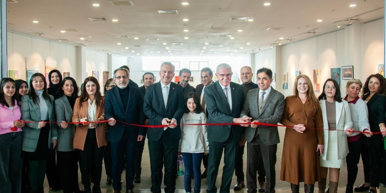 EBYÜ’de resim sergisi düzenlendi