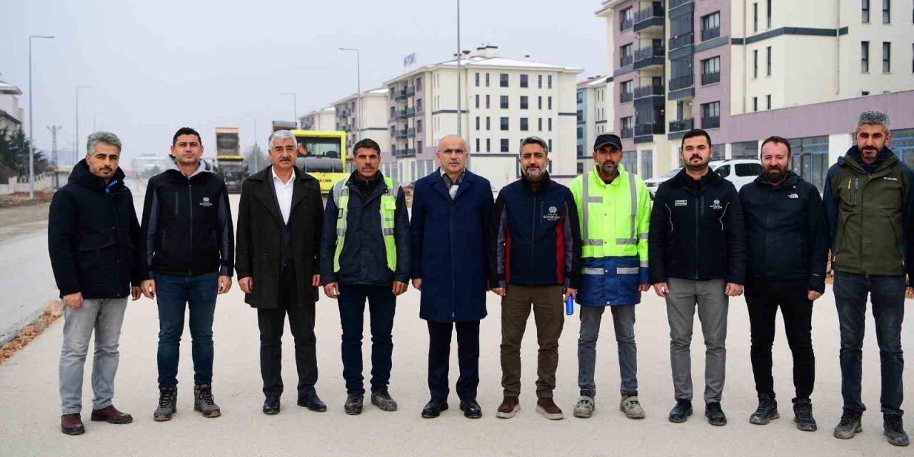 Saray Bosna caddesinde çalışmalar sürüyor