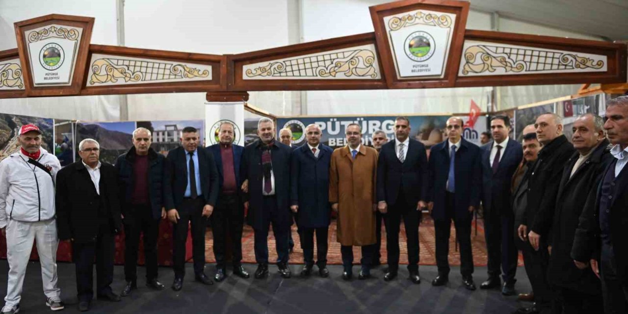 Geleneksel Malatya Tanıtım Günleri’nde Pütürge Belediyesi standına yoğun ilgi