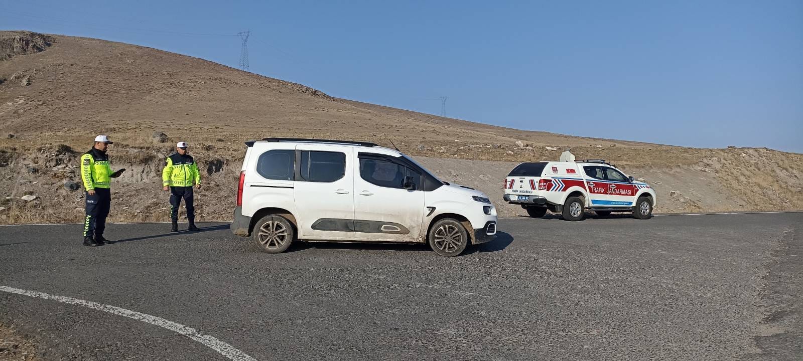 Kars'ta 17 Sürücüye Ceza, 8 Araç Men Edildi