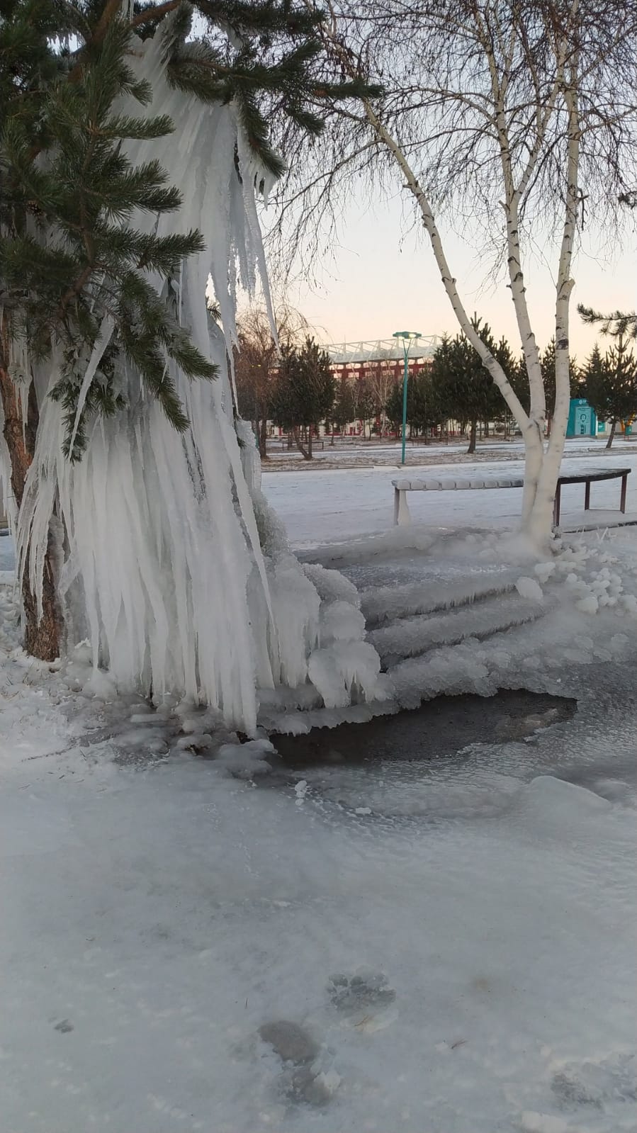 Kars'ta soğuk hava etkili oluyor