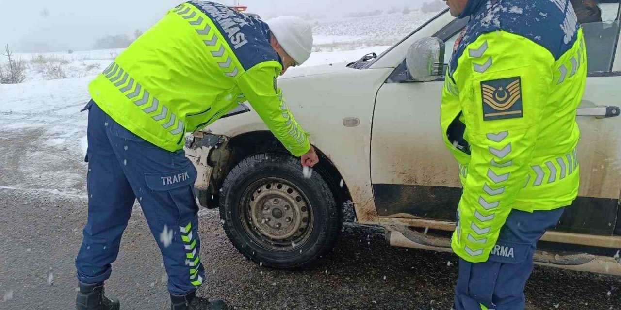 Bingöl jandarmadan trafik denetimi