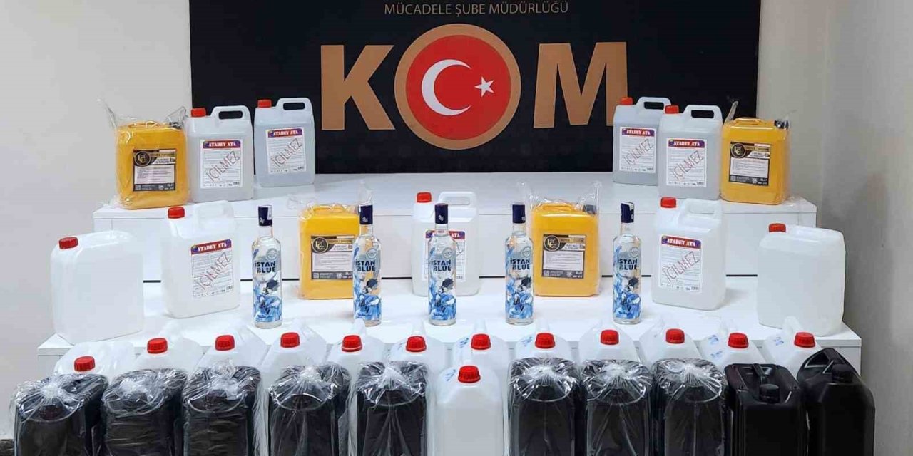 Elazığ’da 190 litre etil alkol ele geçirildi: 11 şüpheliye işlem yapıldı