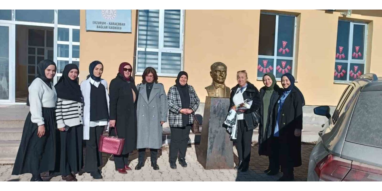 Türk Anneler Derneği’nden Karaçoban’da öğrenci ve annelerine kış desteği