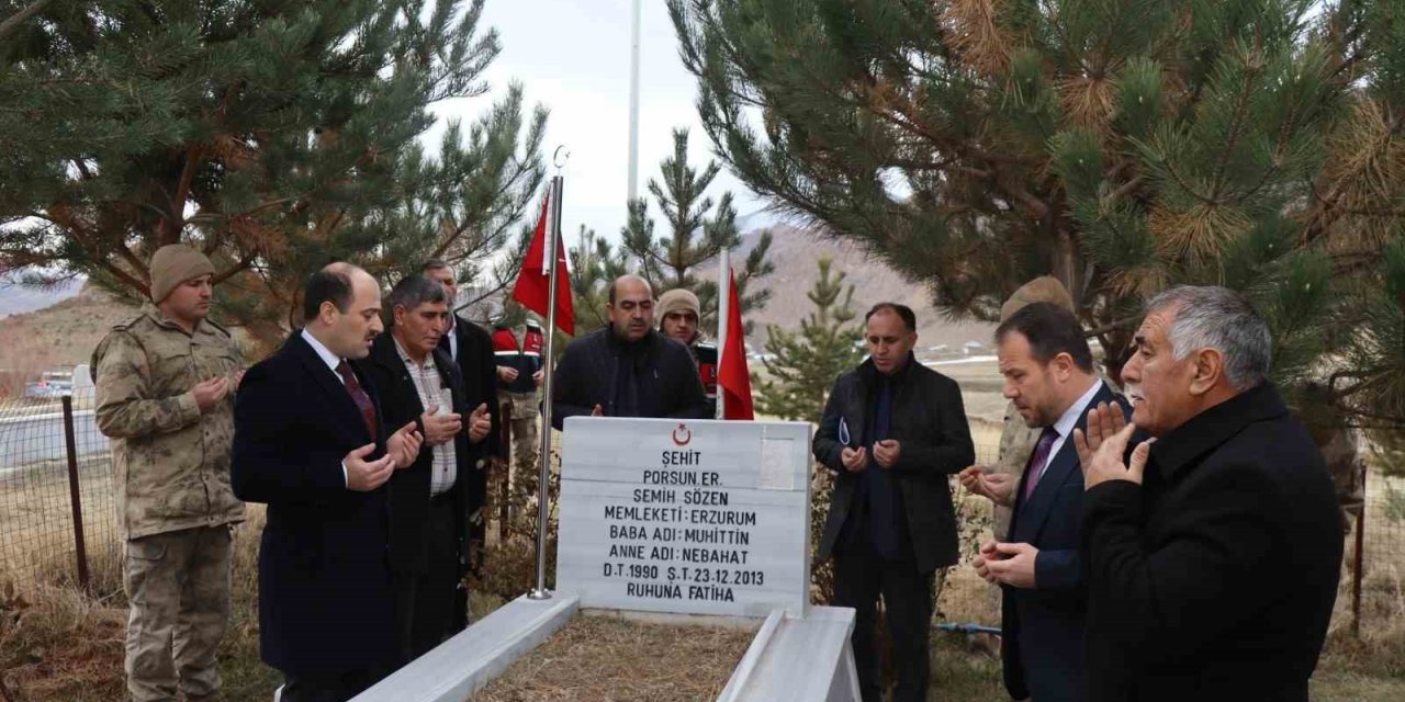 Şehit Semih Sözen mezarı başında anıldı