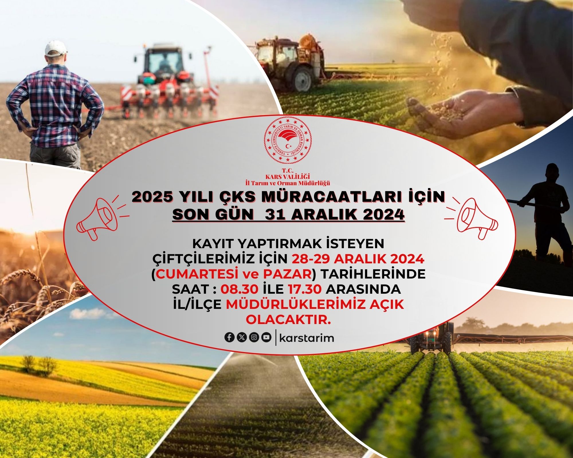 ÇKS başvuruları 31 Aralık 2024 tarihinde sona eriyor!