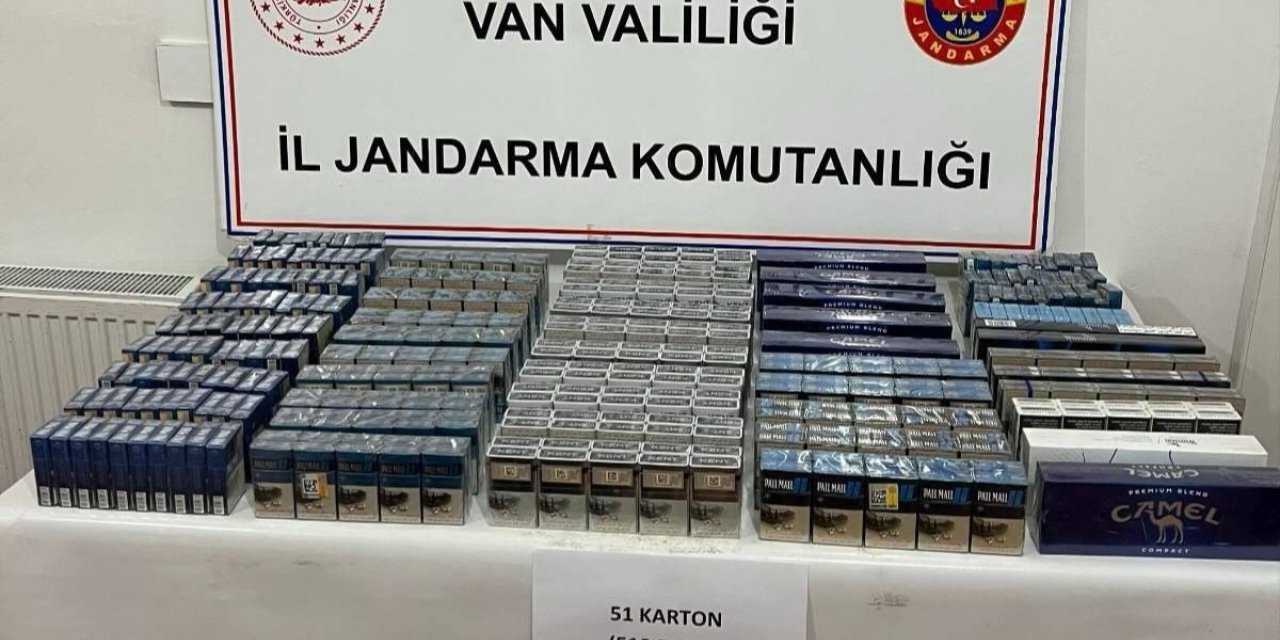 Van’da 510 paket kaçak sigara ele geçirildi