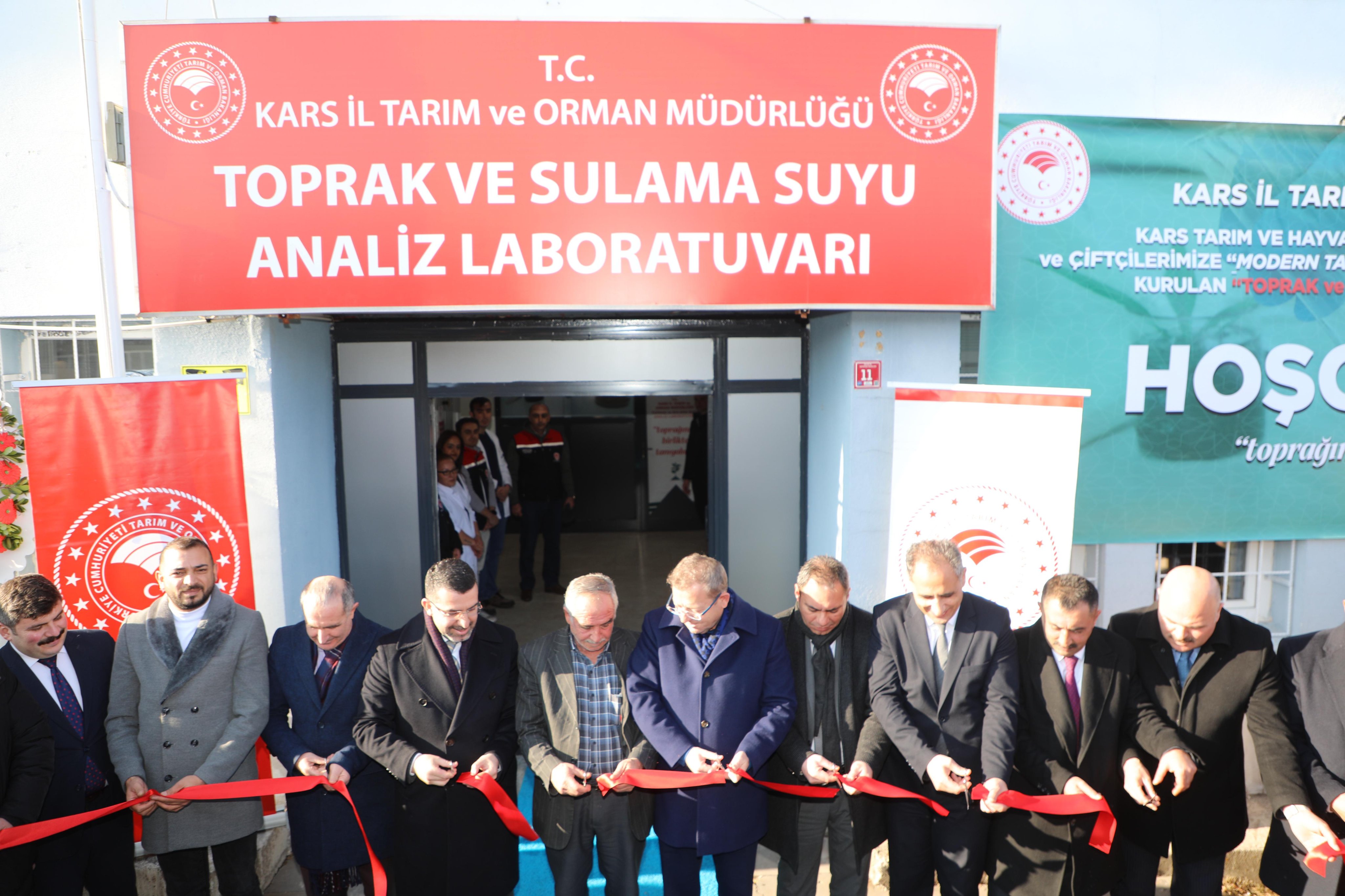 Kars'ta Toprak ve Sulama Suyu Analiz Laboratuvarı Açılışı yapıldı