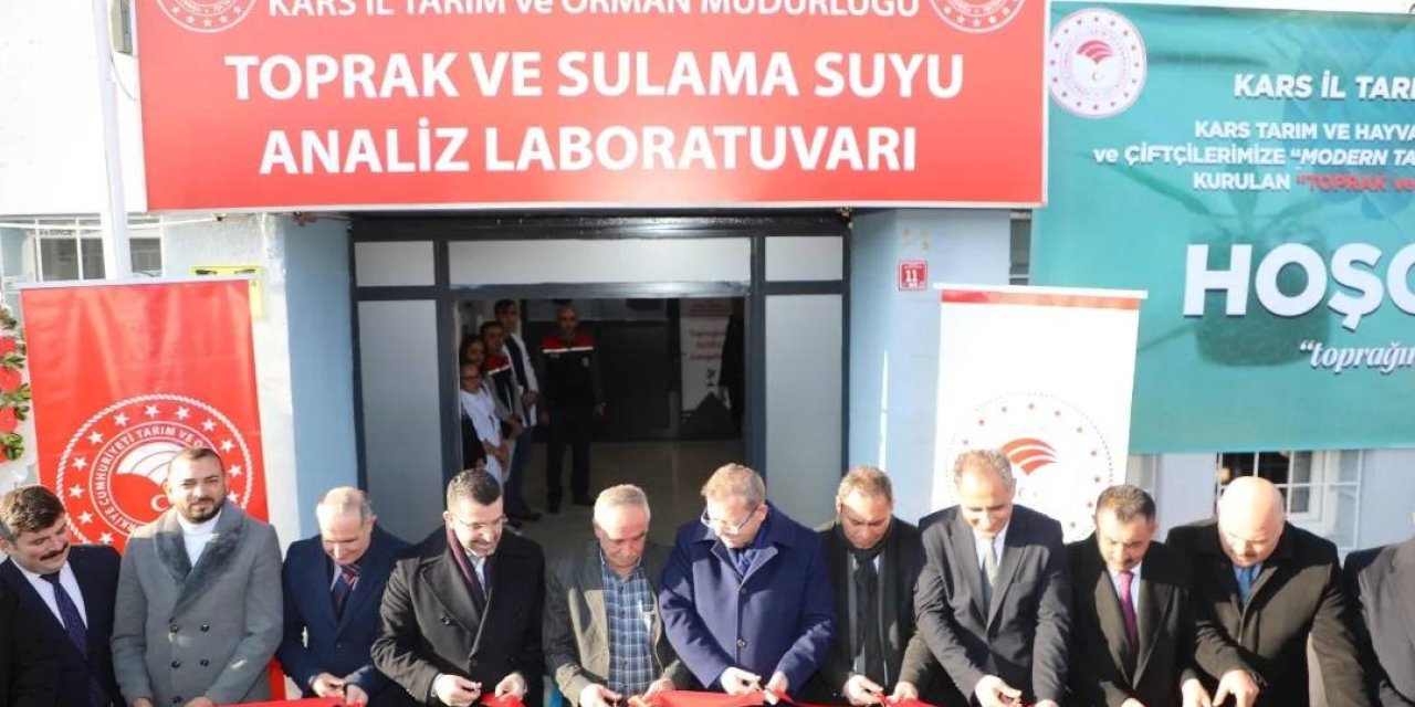 Kars’ta Toprak ve Sulama Suyu Analiz Laboratuvarı açıldı