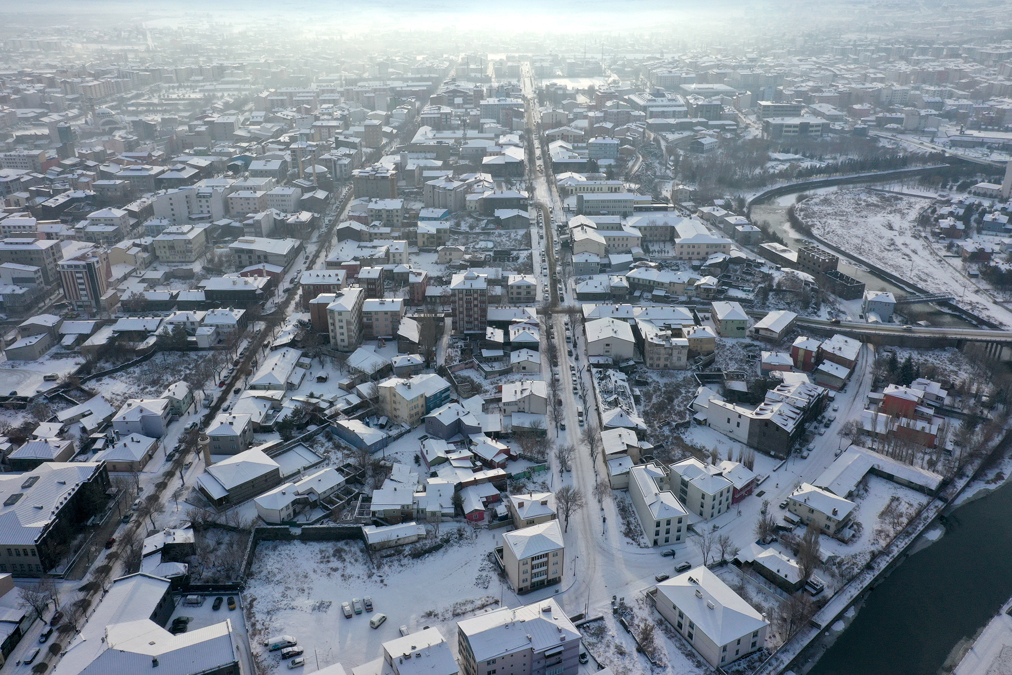 Kars'ta termometreler eksi 20 dereceyi gördü