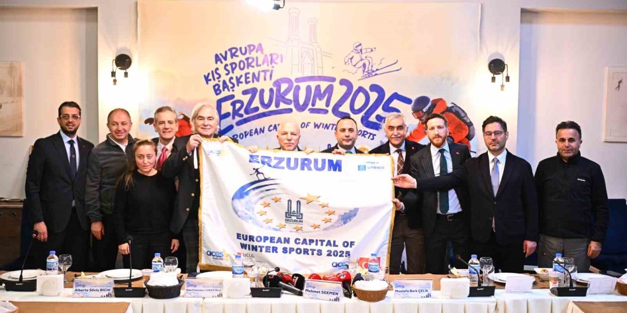 Erzurum’da ’2025 Avrupa Kış Sporları Başkenti’ coşkusu