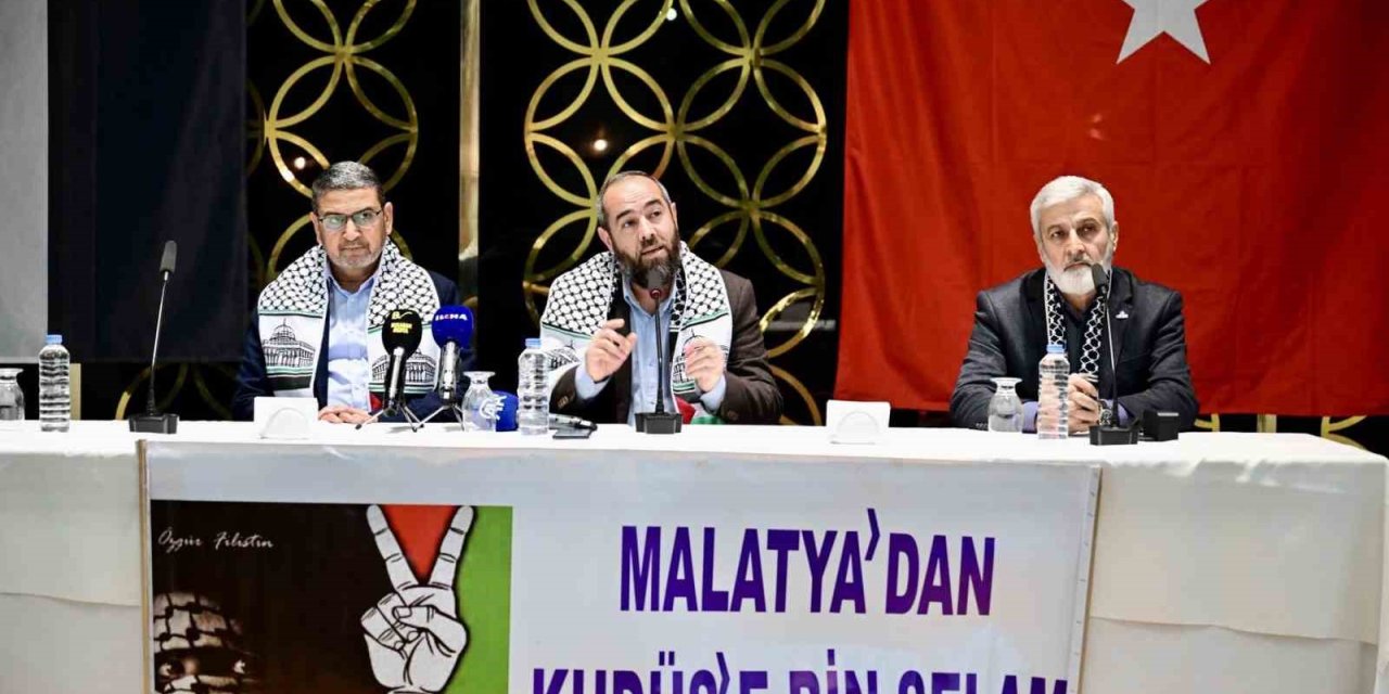 Malatya’da Filistin’e destek paneli