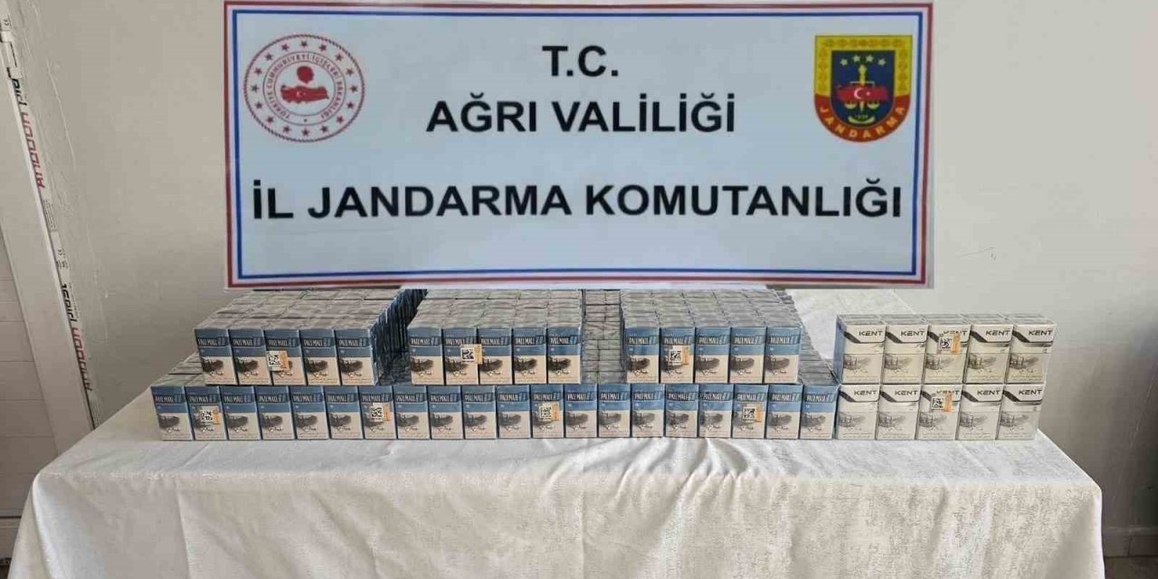 Ağrı’da bin 390 paket kaçak sigara yakalandı