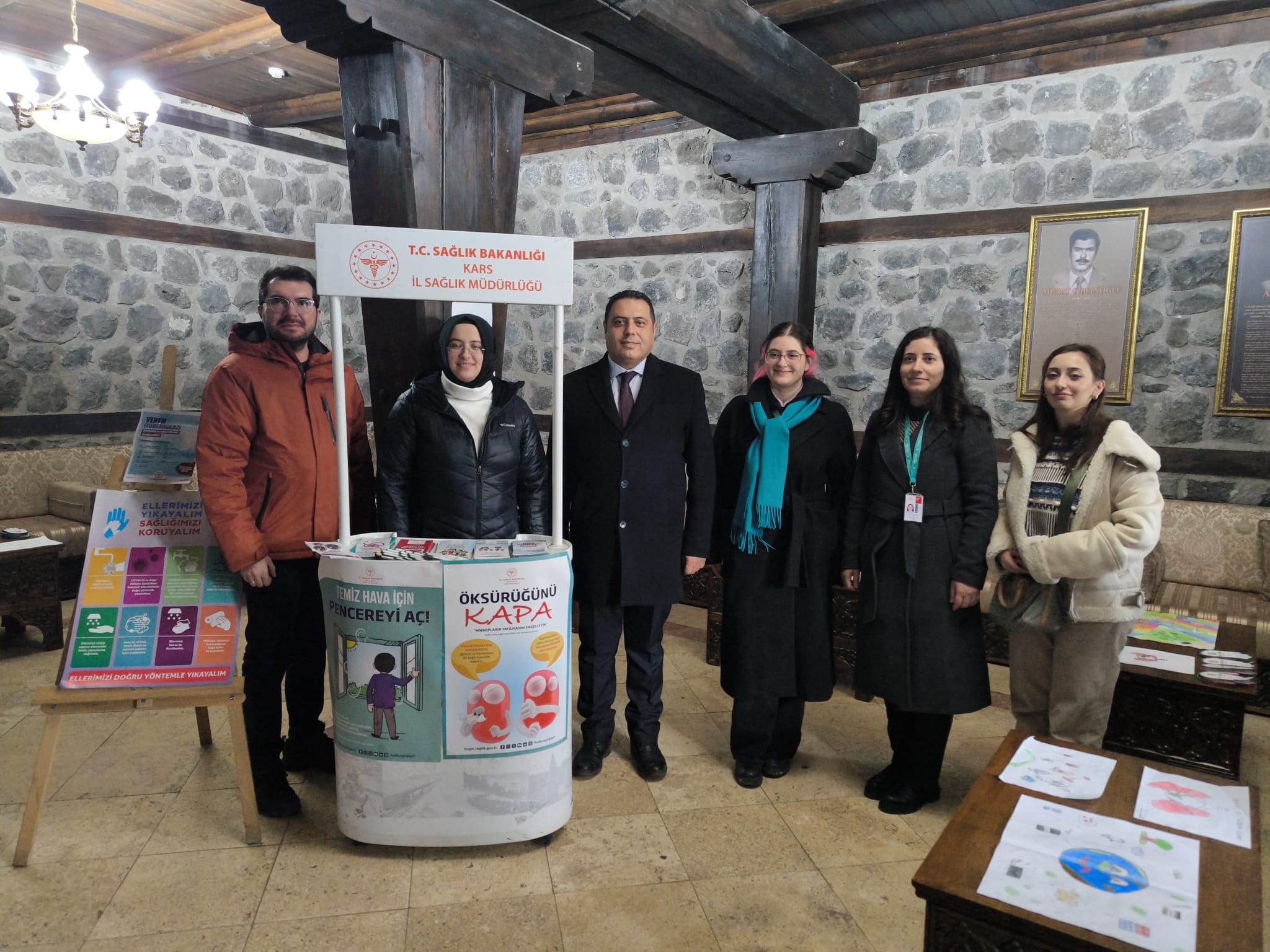 ‘Verem Haftası’ Konulu Resim Sergisi Açıldı