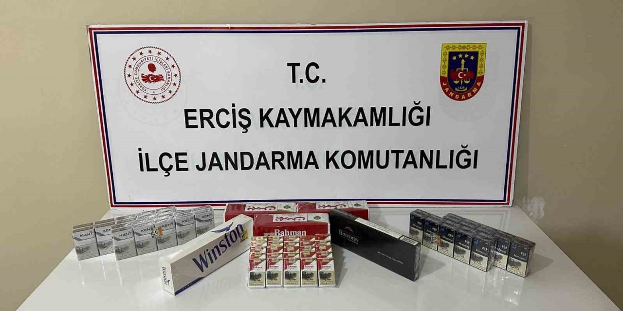 Erciş’te kaçak sigara operasyonu