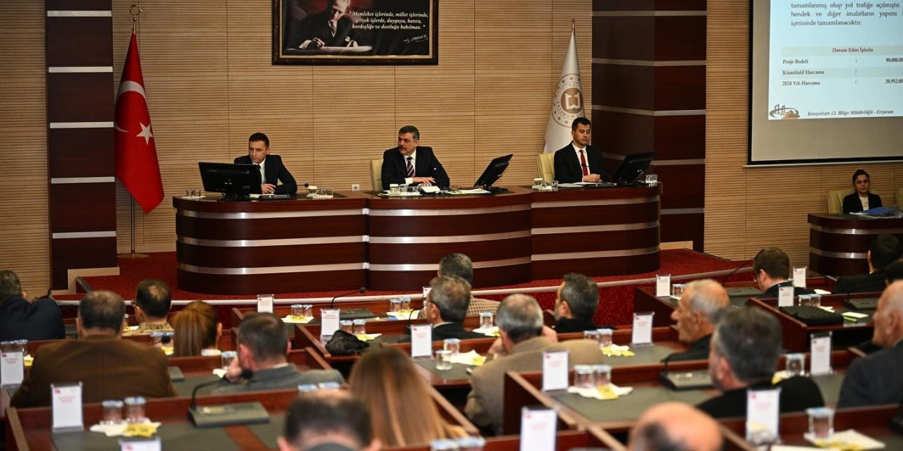 Erzurum’da kamunun 810 projesi var