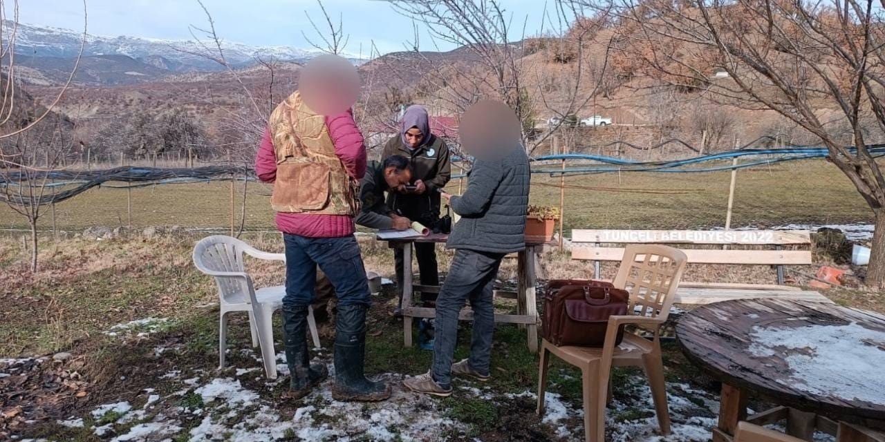 Tunceli’de 12 avcıya idari işlem uygulandı
