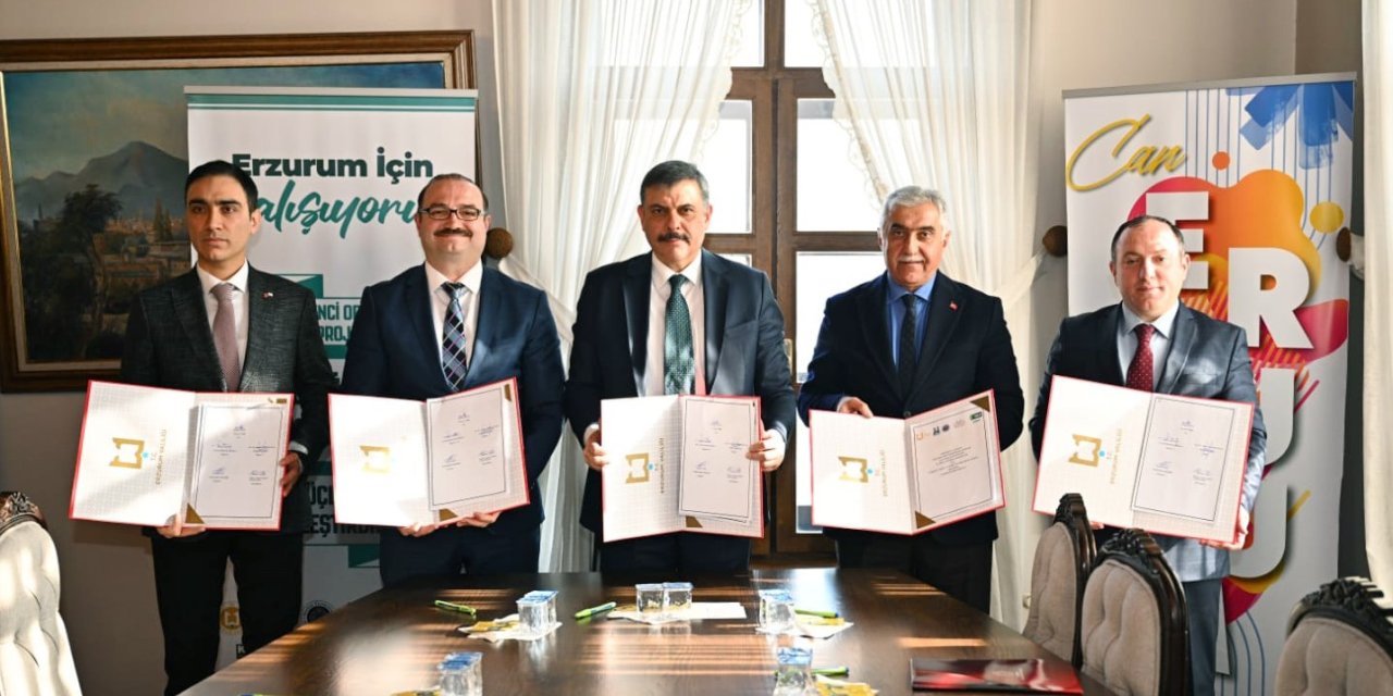 Can Erzurum projesi için imzalar atıldı