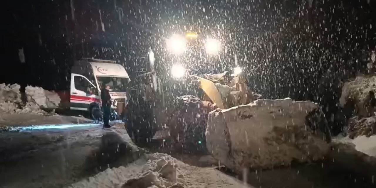 Yüksekova’da ekipler koah ve astım hastası için seferber oldular