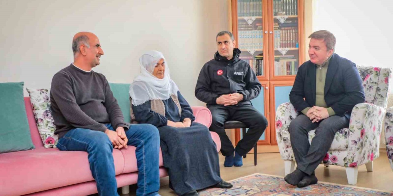 Asrın felaketinde Erzincan’a gelen Arıca ailesi ziyaret edildi