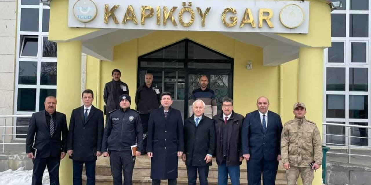 Kaymakam Gürdal Kapıköy Gar Şefliğinde incelemelerde bulundu