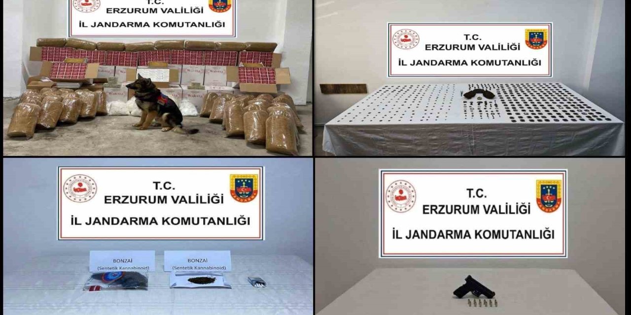 Jandarmadan uyuşturucu tacirleri ve kaçakçılara operasyon