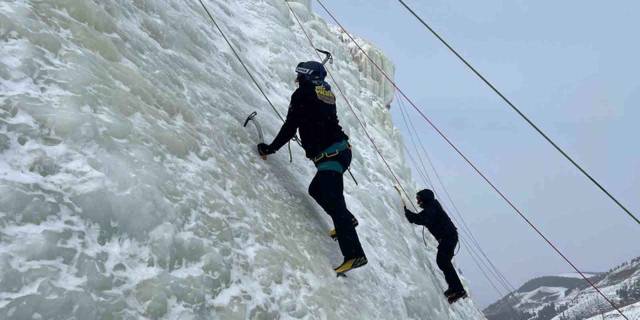 Türkiye Buz Tırmanışı şampiyonası Erzurum’da başladı