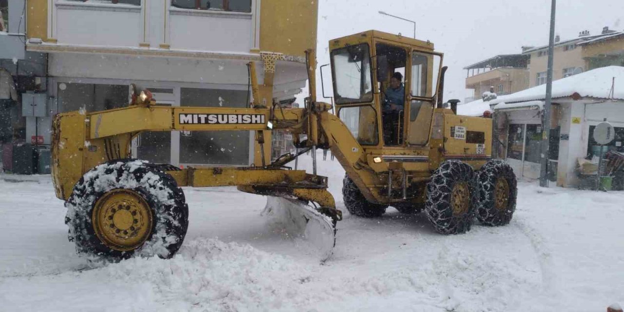 Tercan’da kar temizliği