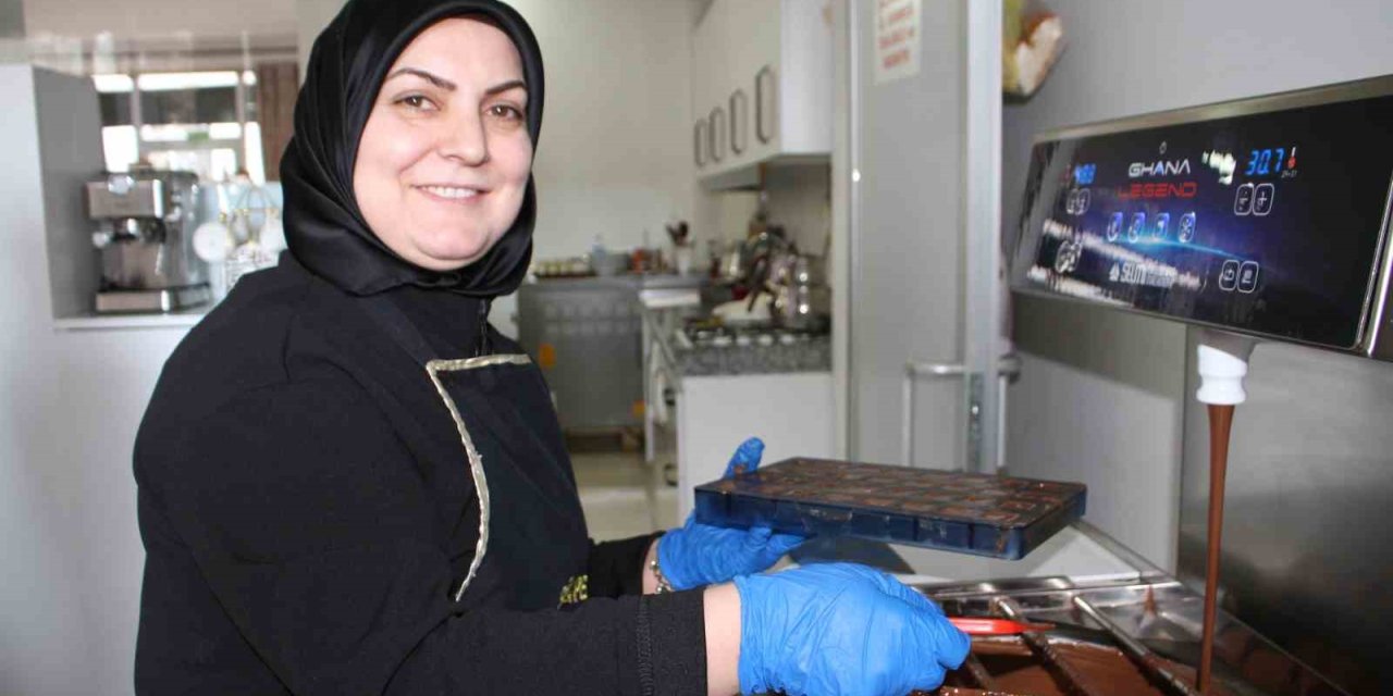 Van’da girişimci kadınlardan doğal çikolata üretimi