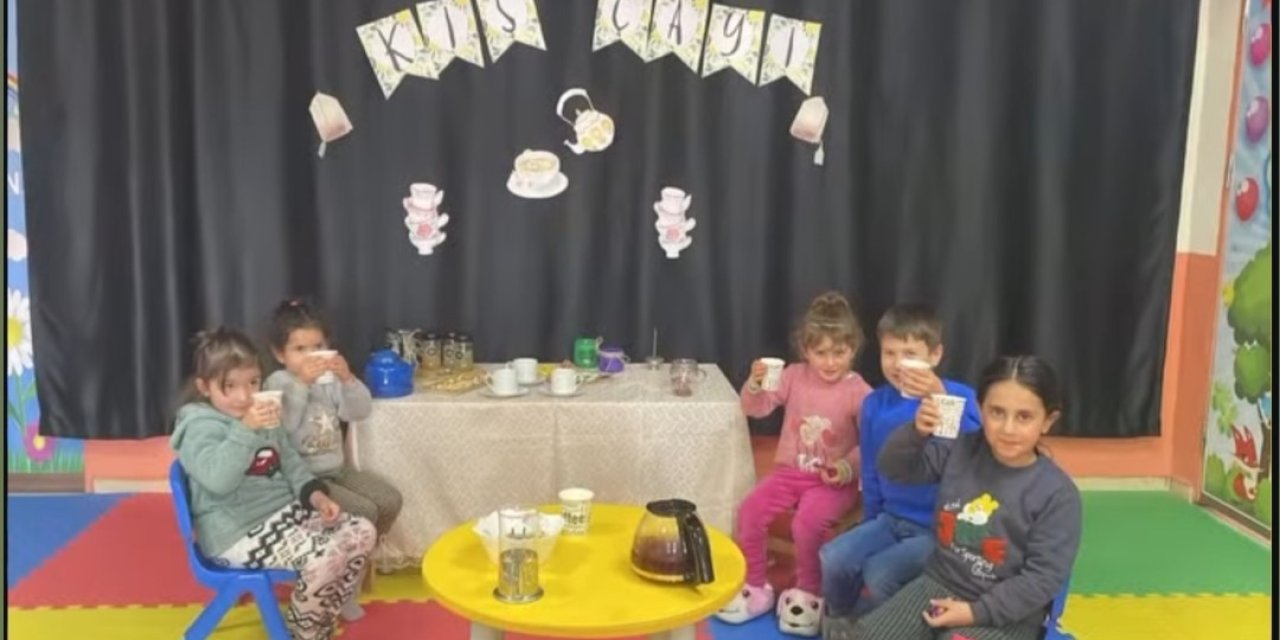 Diyadin’de öğrencilere kış çayı