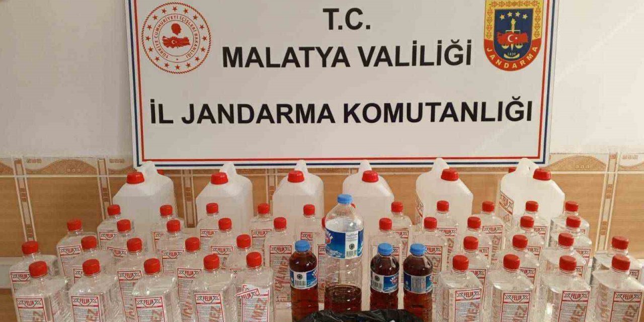 Malatya’da sahte alkol operasyonu