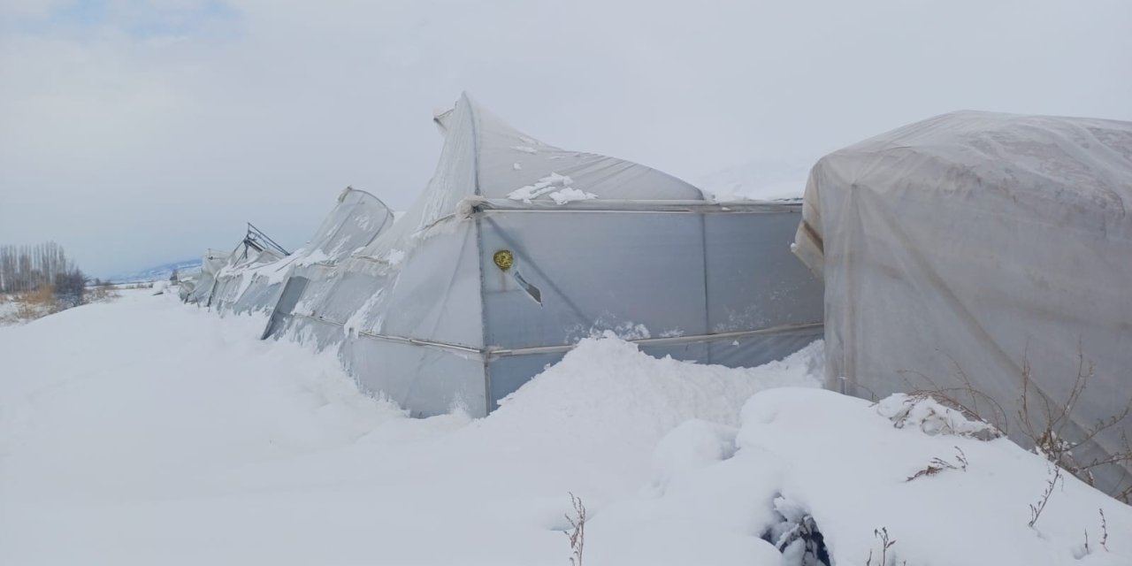 Erzincan çiftçisine kuvvetli kar uyarısı