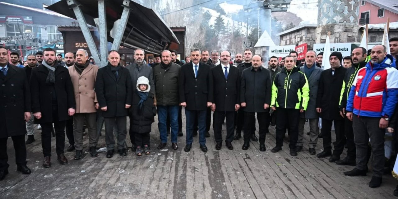 Erzurum’da Üniversiteler Arası Kış Sporları Oyunları başladı