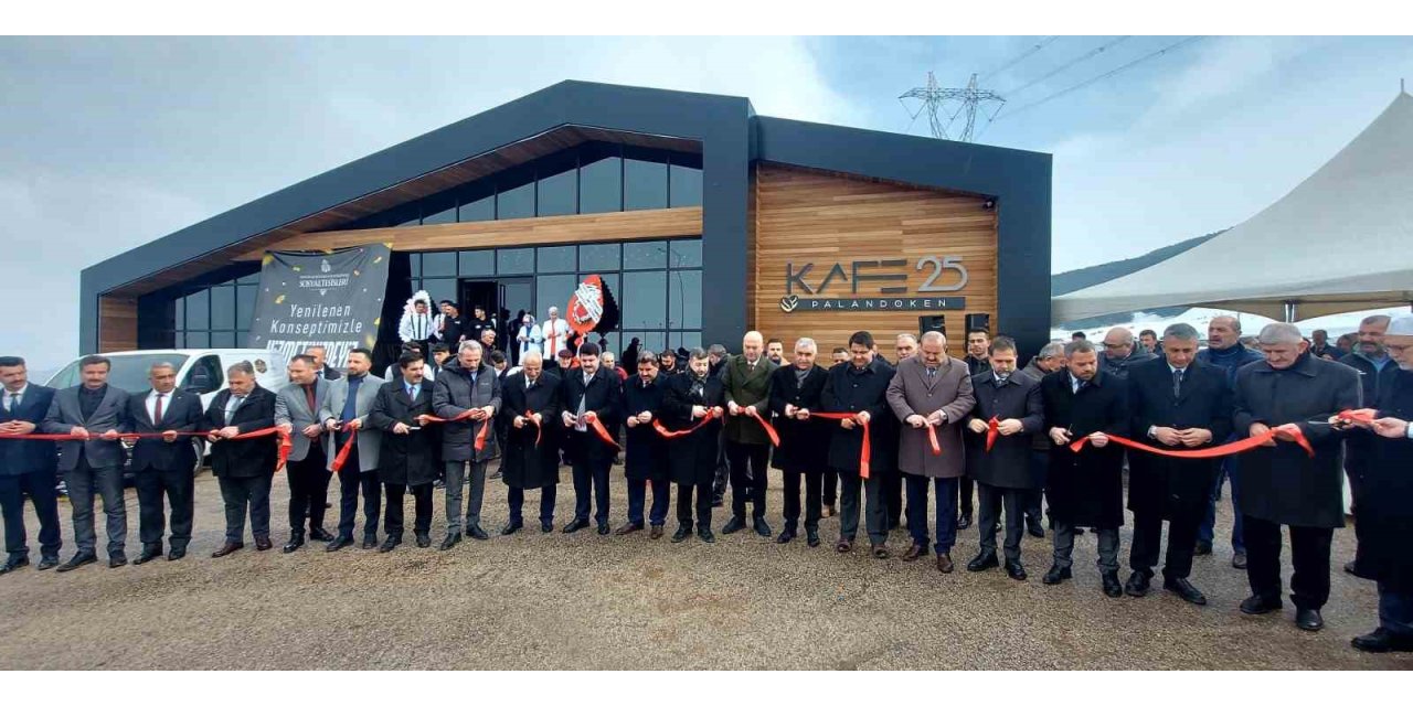 Kafe 25 Palandöken yenilenen yüzüyle hizmette