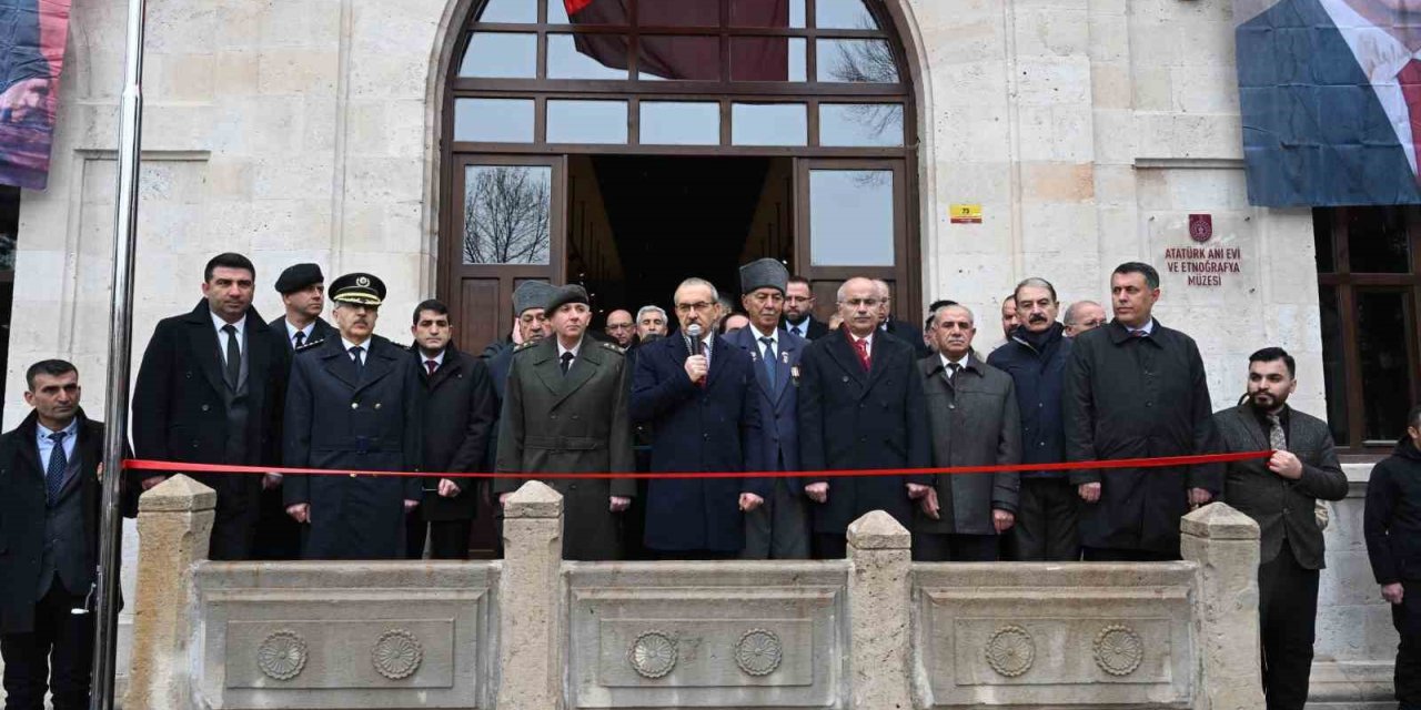 Depremde hasar alan Atatürk Evi yeniden hizmete girdi
