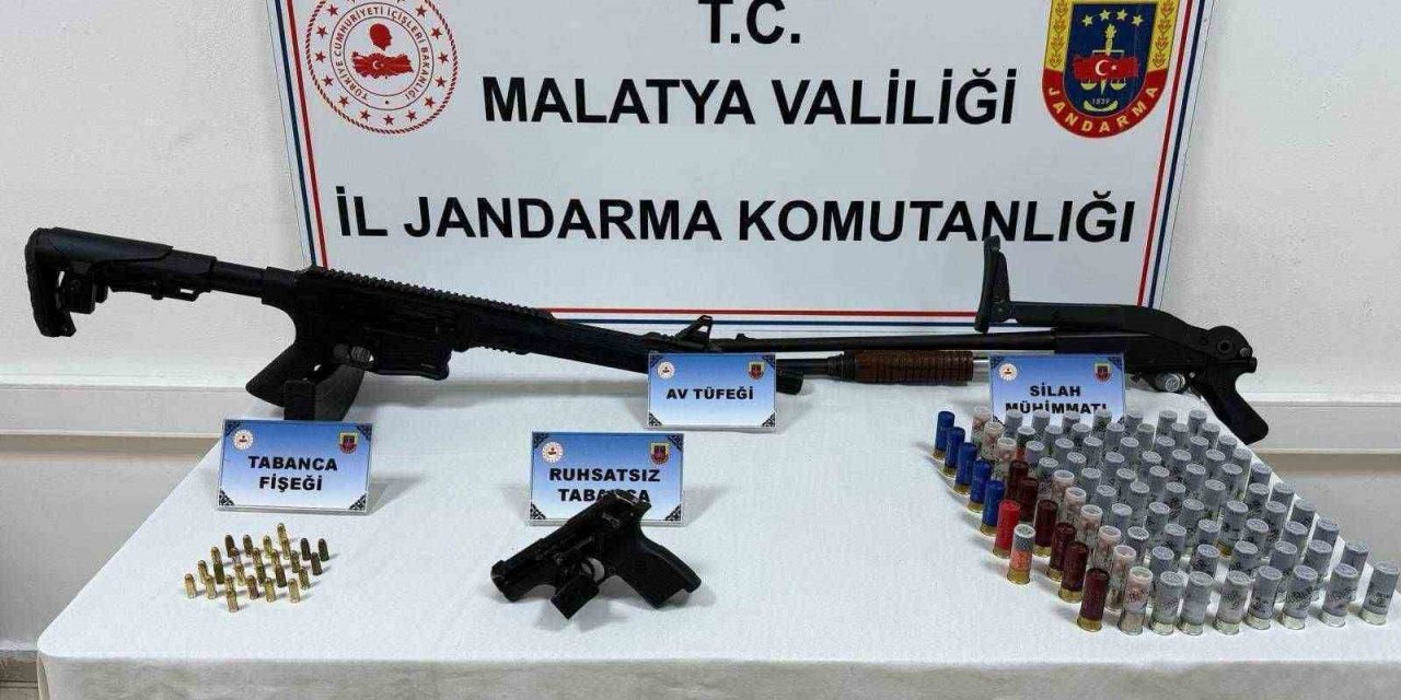 Malatya’da silah ve mühimmat kaçakçılığı operasyonu