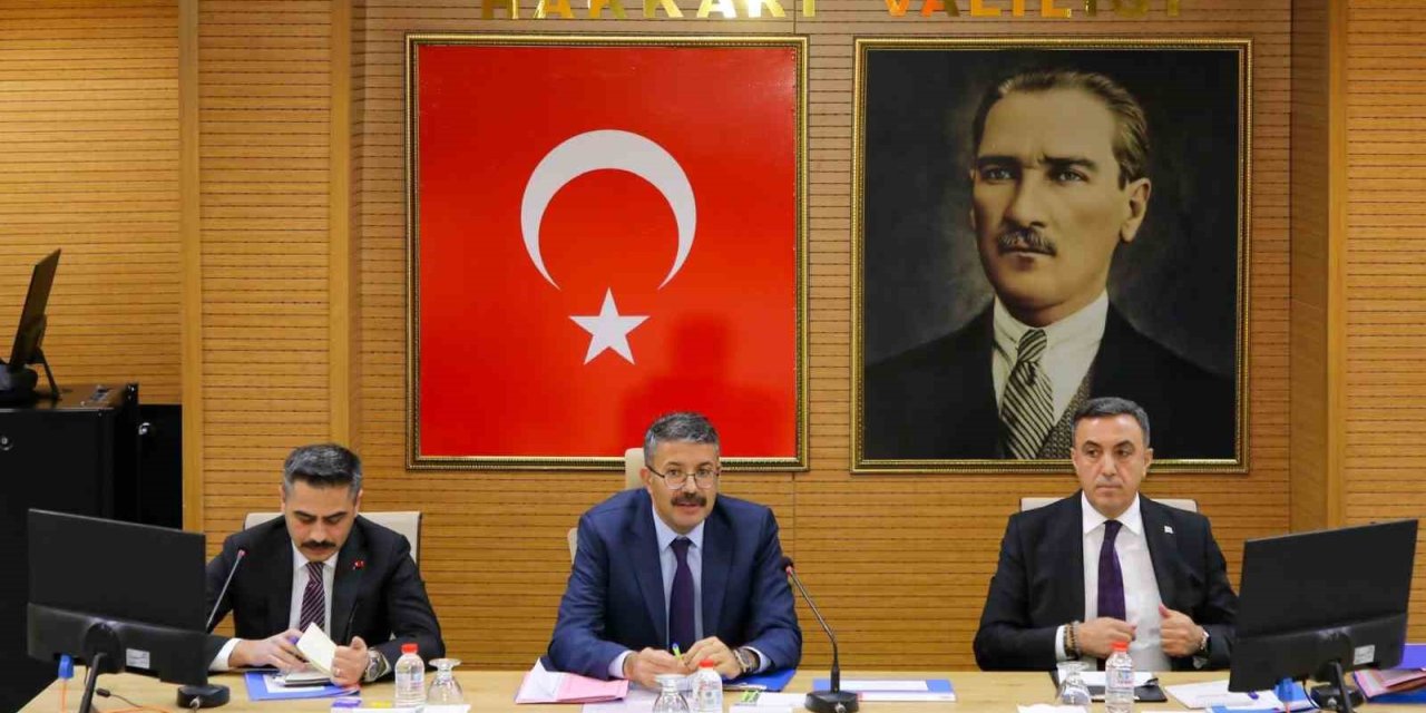 Hakkari’de ‘İl Koordinasyon Kurulu Toplantısı’ yapıldı