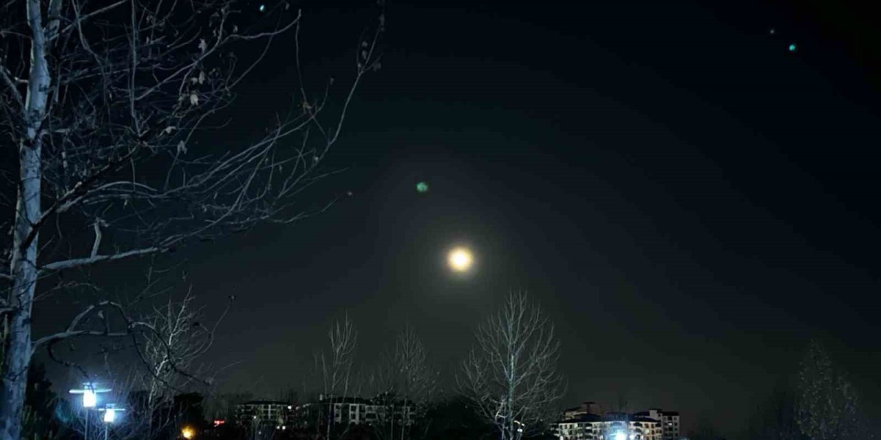 Elazığ’da dolunay görsel şölen sundu