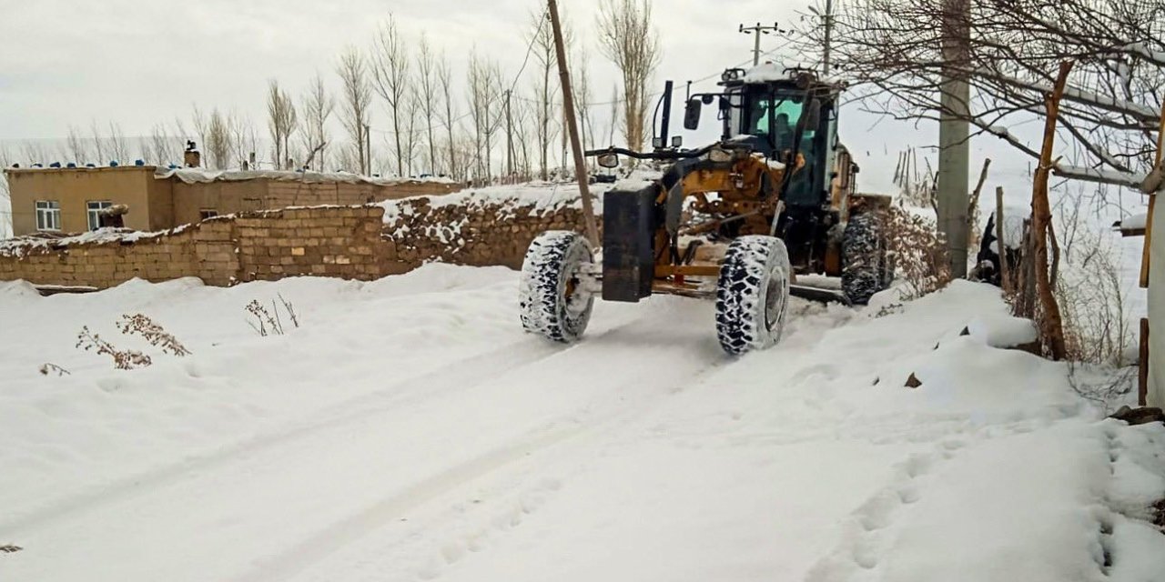 Van’da karla mücadele