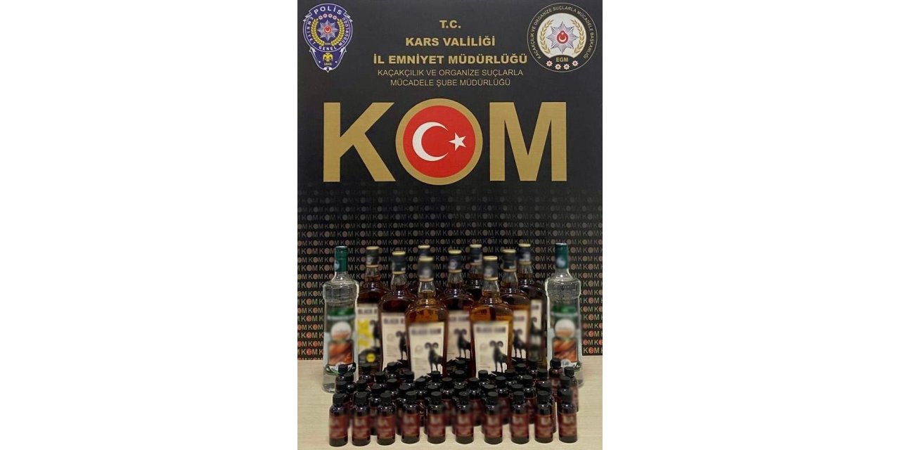Kars’ta sahte içki operasyonu