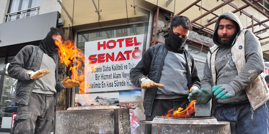 Karslı İnşaat İşçilerinin Zorlu Kış Mücadelesi!